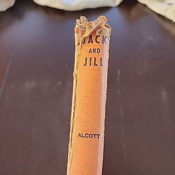 Antique Jack and Jill Hardcover Book Louisa May Alcott - Picture 8 of 9